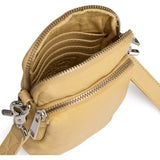 DEPECHE Mobiltaske i blødt vintage look skind Mobilebag 060 Yellow