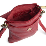 DEPECHE Mobiltaske i blødt læder Mobilebag 043 Red