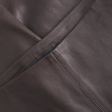 Musthave Aya HW skindleggings i blød og strækkvalitet / 50180 - Chocolate - DEPECHE