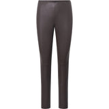 Musthave Aya HW skindleggings i blød og strækkvalitet / 50180 - Chocolate - DEPECHE