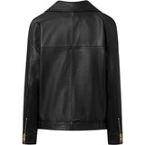 Nana cool biker skindjakke i en blød kvalitet / 50736 - Black - DEPECHE