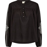 Nancy bluse / 100356 - Black - DEPECHE