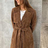 Depeche leather wear Naomi ruskind trenchcoat Jacket 311 Wood