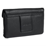 DEPECHE Pung/bæltetaske i blødt læder og tidløst design Purse / Credit card holder 154 Black/Brass