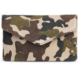 DEPECHE Pung/bæltetaske i blødt læder og tidløst design Purse / Credit card holder 123 Camouflage