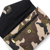 DEPECHE Pung/bæltetaske i blødt læder og tidløst design Purse / Credit card holder 123 Camouflage