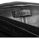 DEPECHE Rummelig bumbag med guld lynlås Bumbag 099 Black