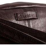 Rummelig bumbag med guld lynlås / 13280 - Coffee - DEPECHE