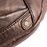 DEPECHE Rummelig læder bumbag Bumbag 068 Winter brown
