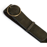 DEPECHE Ruskindsbælte Belts 049 Army Green