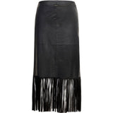 Safina Fringes nederdel / 51518 - Black - DEPECHE