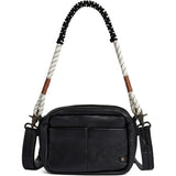 Skind crossover med boho rebrem / 16910 - Black - DEPECHE