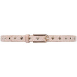DEPECHE Smalt bælte med cool detaljer Belt 011 Sand