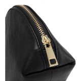 DEPECHE Smuk kosmetiktaske i blødt skind Accessories 099 Black