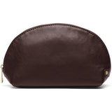 DEPECHE Smuk kosmetiktaske i blødt skind Accessories 258 Winter Brown / Brass