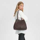 DEPECHE Smuk skuldertaske Shoulderbag / Handbag 161 Dark brown