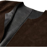 Smuk Zita 2 i 1 skindjakke / 51328 - Dusty Brown/ Black combi - DEPECHE
