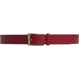 DEPECHE Smukt læderbælte Belt 043 Red