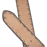 DEPECHE Smukt læderbælte med fine detaljer Belt 197 Desert Sand