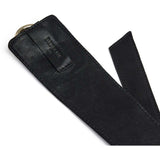 DEPECHE Statement taljebælte i skind Belts 190 Black/Gold