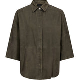 Depeche leather wear Tenna ruskindskjorte Shirt 054 Khaki