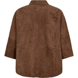 Depeche leather wear Tenna ruskindskjorte Shirt 311 Wood