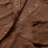 Depeche leather wear Tenna ruskindskjorte Shirt 311 Wood
