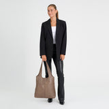 Tidløs shopper / 16730 - Dark Taupe - DEPECHE