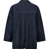 Depeche leather wear Tonja oversize ruskindskjorte Shirt 031 Ocean