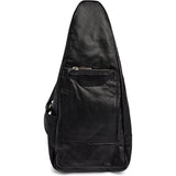 DEPECHE Unik aflang bumbag i blødt skind Bumbag 099 Black