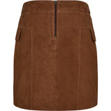 Zenia ruskindsnederdel / 51258 - Cognac - DEPECHE