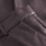 Depeche leather wear Amelia chino skindbuks i 7/8 dels længde Pants 198 Dark Blossom