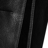 DEPECHE Bredt taljebælte i silke blødt skind Belts 099 Black (Nero)