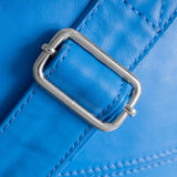 DEPECHE Cool crossbody taske i kvalitetslæder Cross over 209 French blue