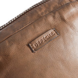 DEPECHE Crossover taske i kraftig og lækker læderkvalitet Cross over 173 Chestnut