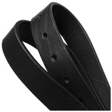 DEPECHE Flot jeans bælte i blød og lækker skindkvalitet Belts 099 Black (Nero)