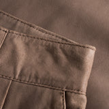 Depeche leather wear Læder shorts i blød og lækker kvalitet Shorts 007 Mud