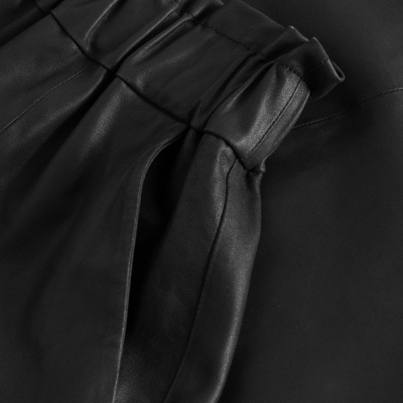 Depeche leather wear Lang Dea skindnederdel i blød kvalitet Skirts 099 Black (Nero)