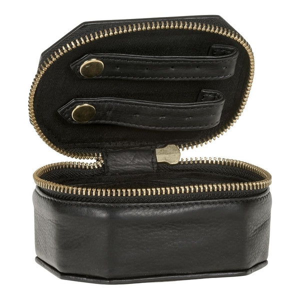 DEPECHE Medium smykkeboks i skind Accessories 099 Black (Nero)