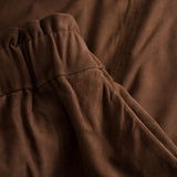 Depeche leather wear Midi ruskinds nederdel i blød kvalitet Skirts 008 Chocolate