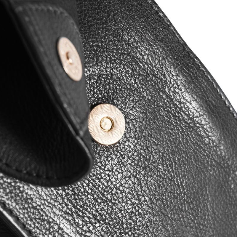DEPECHE Mobiltaske i blød og lækker skindkvalitet Mobilebag 099 Black (Nero)