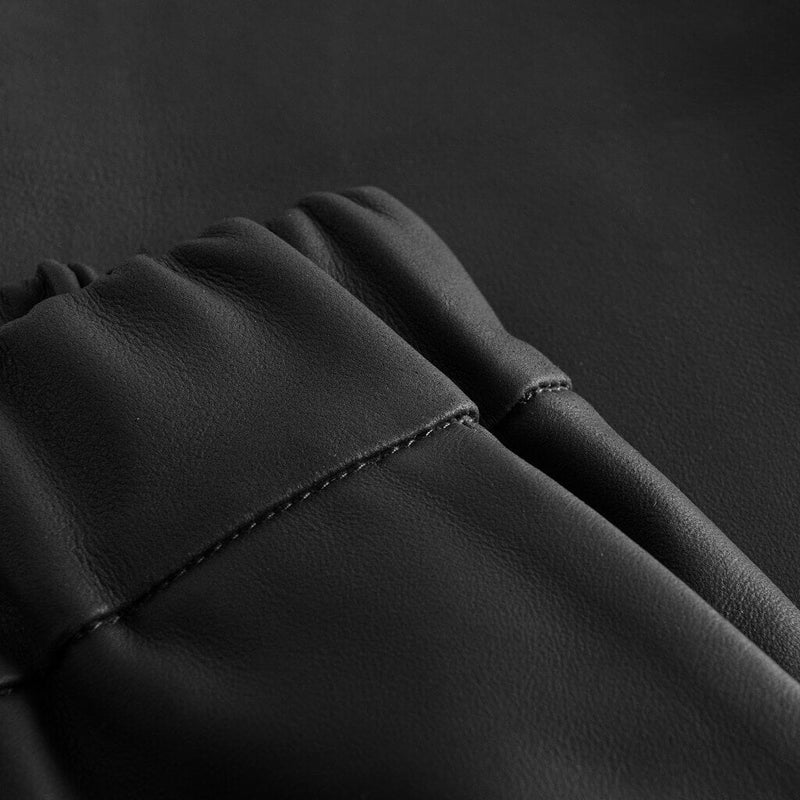 Depeche leather wear Moderne Carrie skindbuks med baggy fitting Pants 099 Black (Nero)