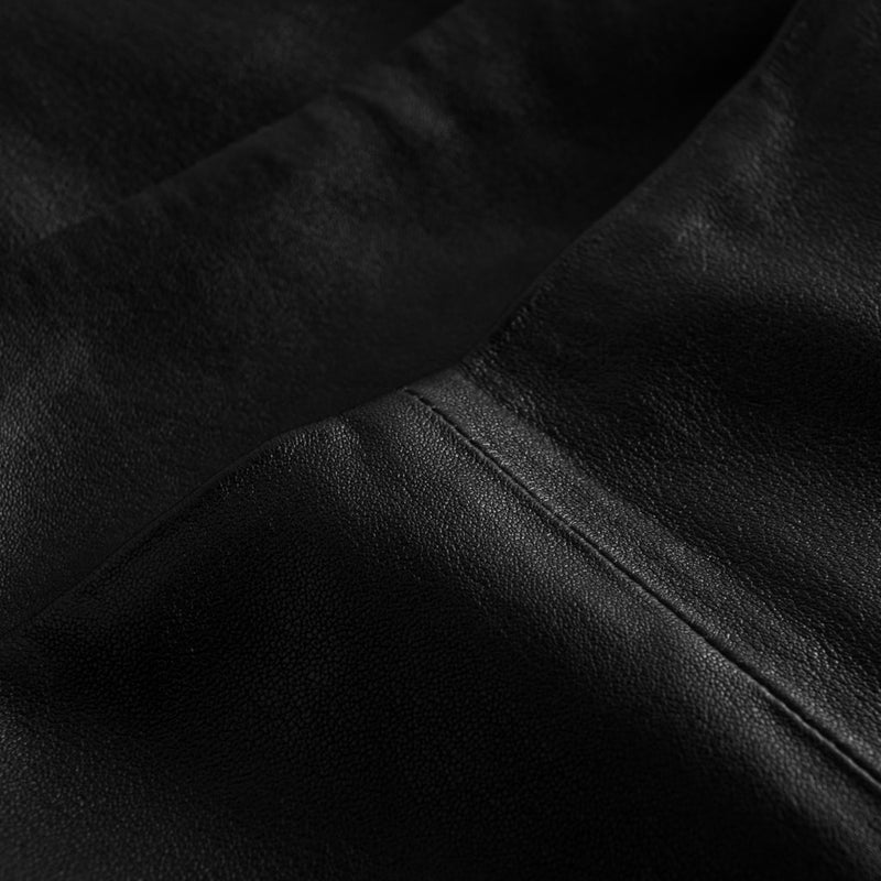 Depeche leather wear Musthave Aya HW skindleggings i blød og strækkvalitet Pants 099 Black (Nero)