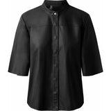Depeche leather wear Shirt Tops 099 Black (Nero)