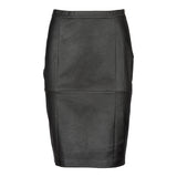 Depeche leather wear Emma skindnederdel i blød kvalitet med stræk Skirts 099 Black (Nero)