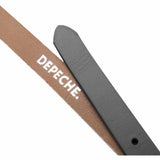 DEPECHE Smalt bælte i blødt skind Belts 021 Grey (Cenere)
