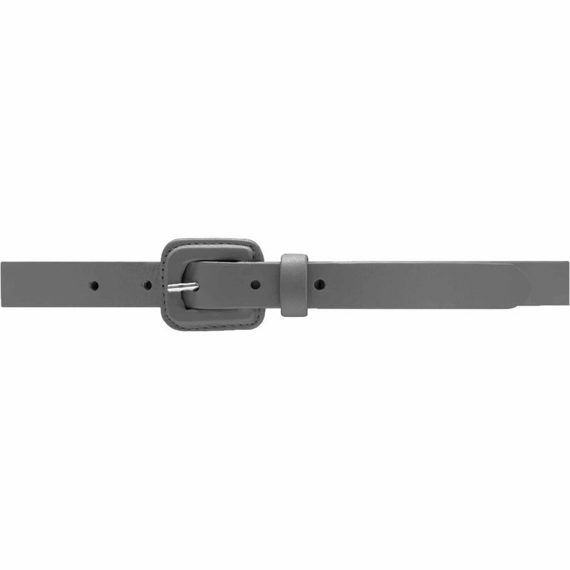 DEPECHE Smalt bælte i blødt skind Belts 021 Grey (Cenere)
