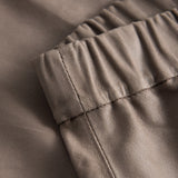 Depeche leather wear Smarte baggy læderbukser med store frontlommer Pants 007 Mud