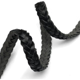 DEPECHE Smukt flettet skindbælte Belts 190 Black / Gold
