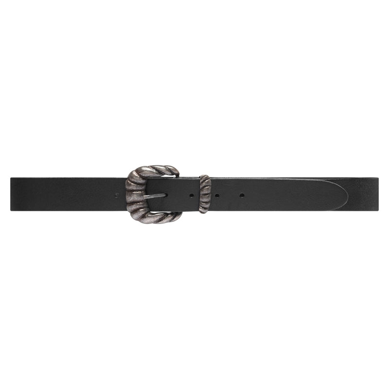 DEPECHE Smukt læderbælte i en blød kvalitet Belts 099 Black (Nero)